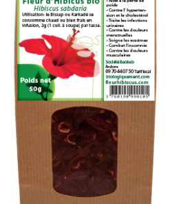 Fleur d'hibiscus biologique