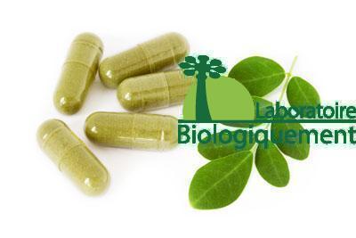 Gélules de poudre de Moringa bio Biologiquement