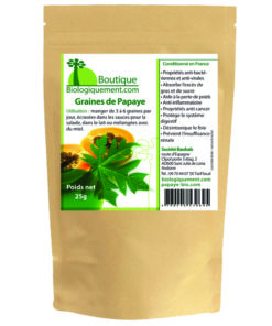 Sachet de graines de papaye anticancer naturel